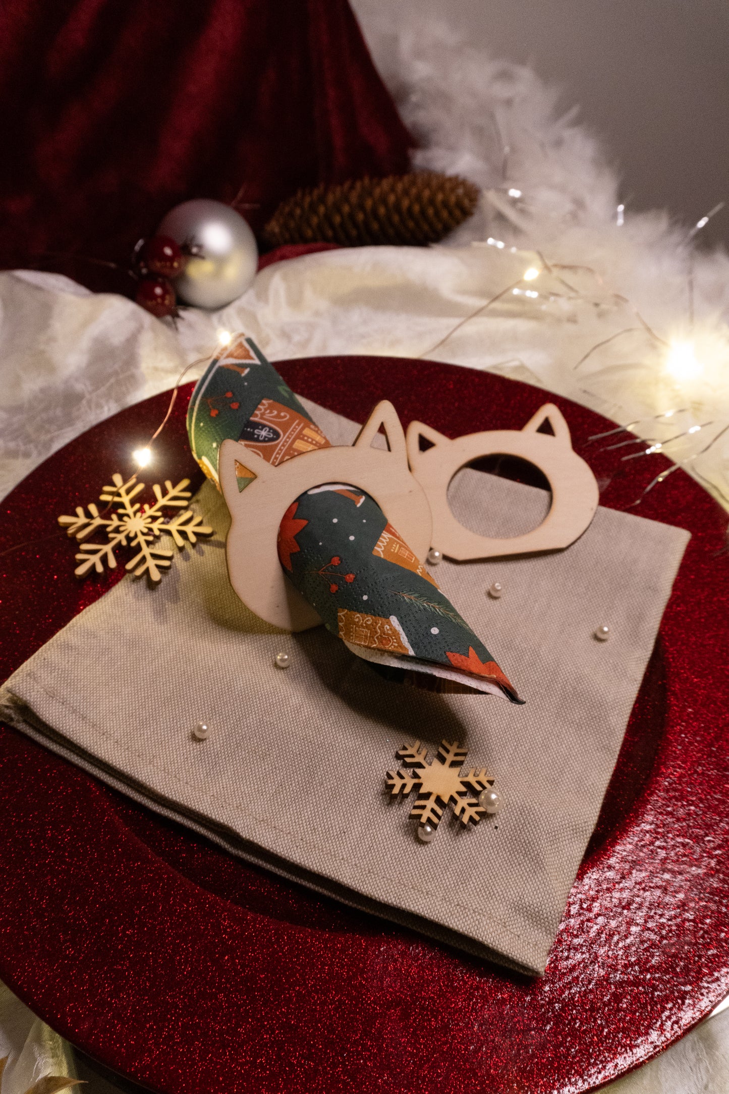 Ferma tovagliolo gatto - GF Design