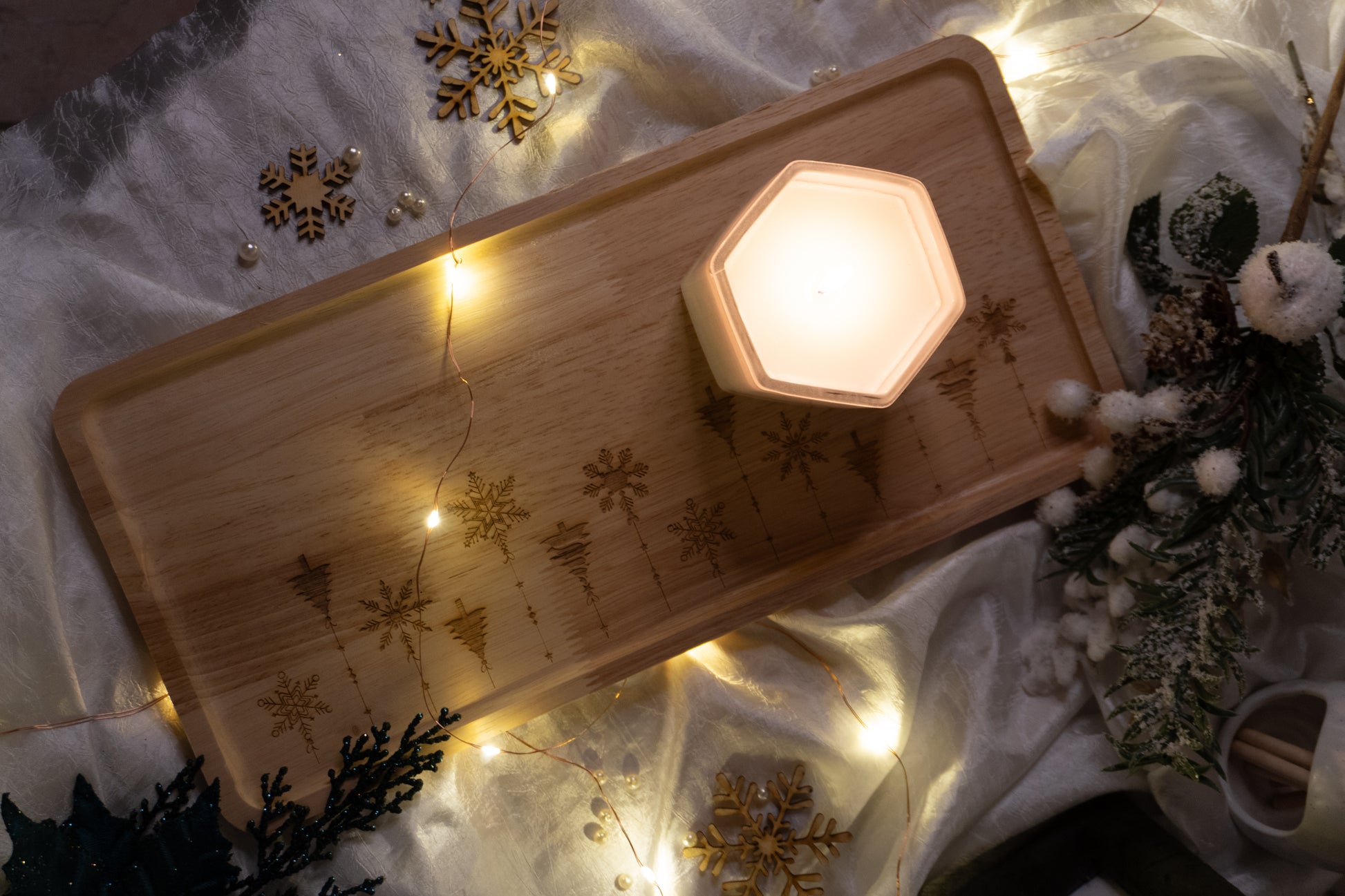 Centrotavola in legno Winter - GF Design